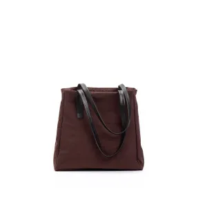 Dark Brown Fabric Bag