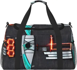 Darts Arrows Print Travel Hand Travel Bag Weekender Overnight Carry On Tote Foldable Crossbody Bag