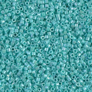 DB 1576, Dark Sea Foam, AB, Opaque - Miyuki Delica Beads - Size 11 - 5 grams - Japanese Cylinder Seed Beads - Retail & Wholesale