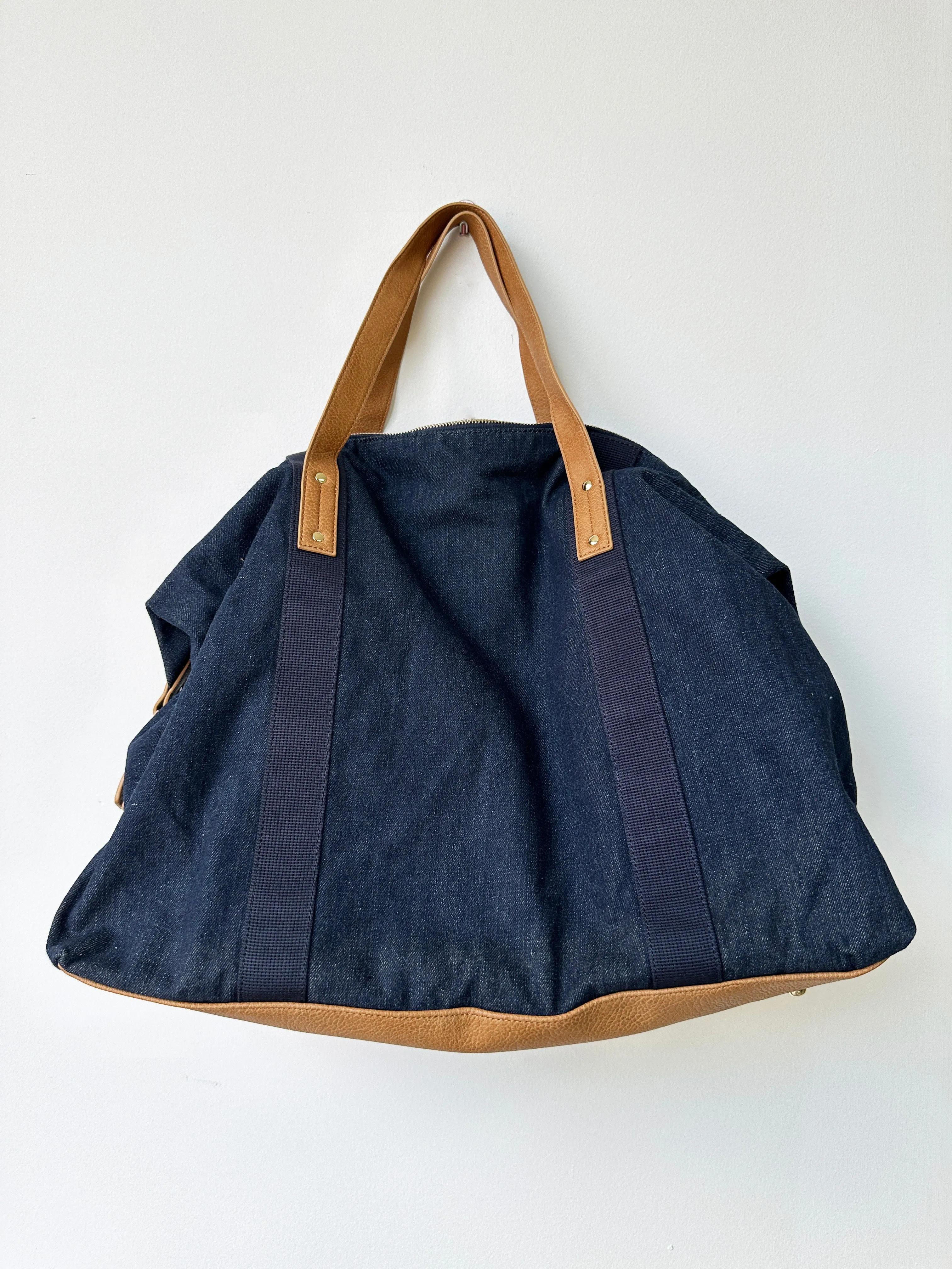 Denim Blue Weekender Bag