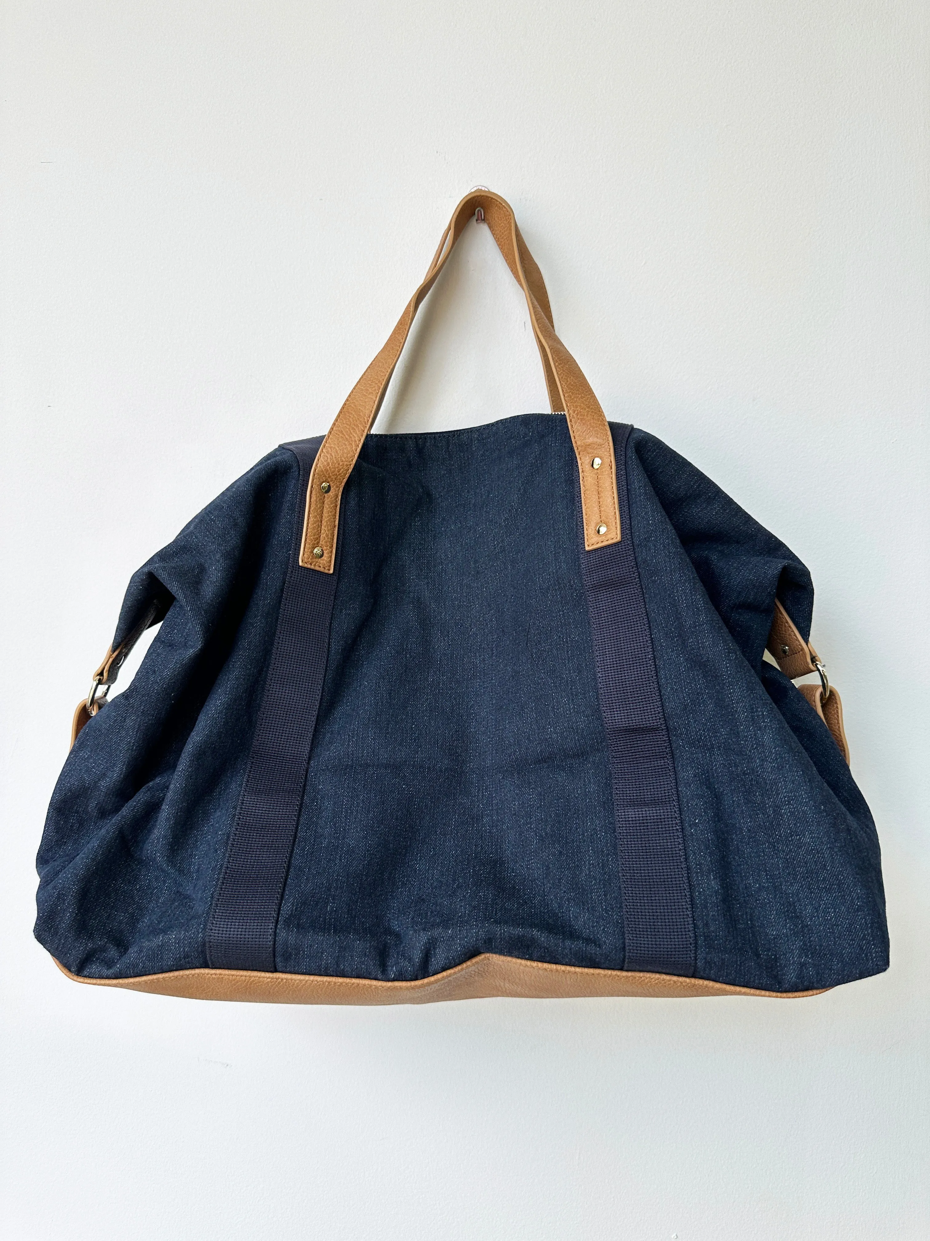 Denim Blue Weekender Bag