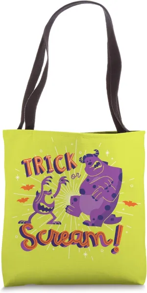 Disney PIXAR Monsters, Inc. Mike & Sulley Trick or Scream Tote Bag