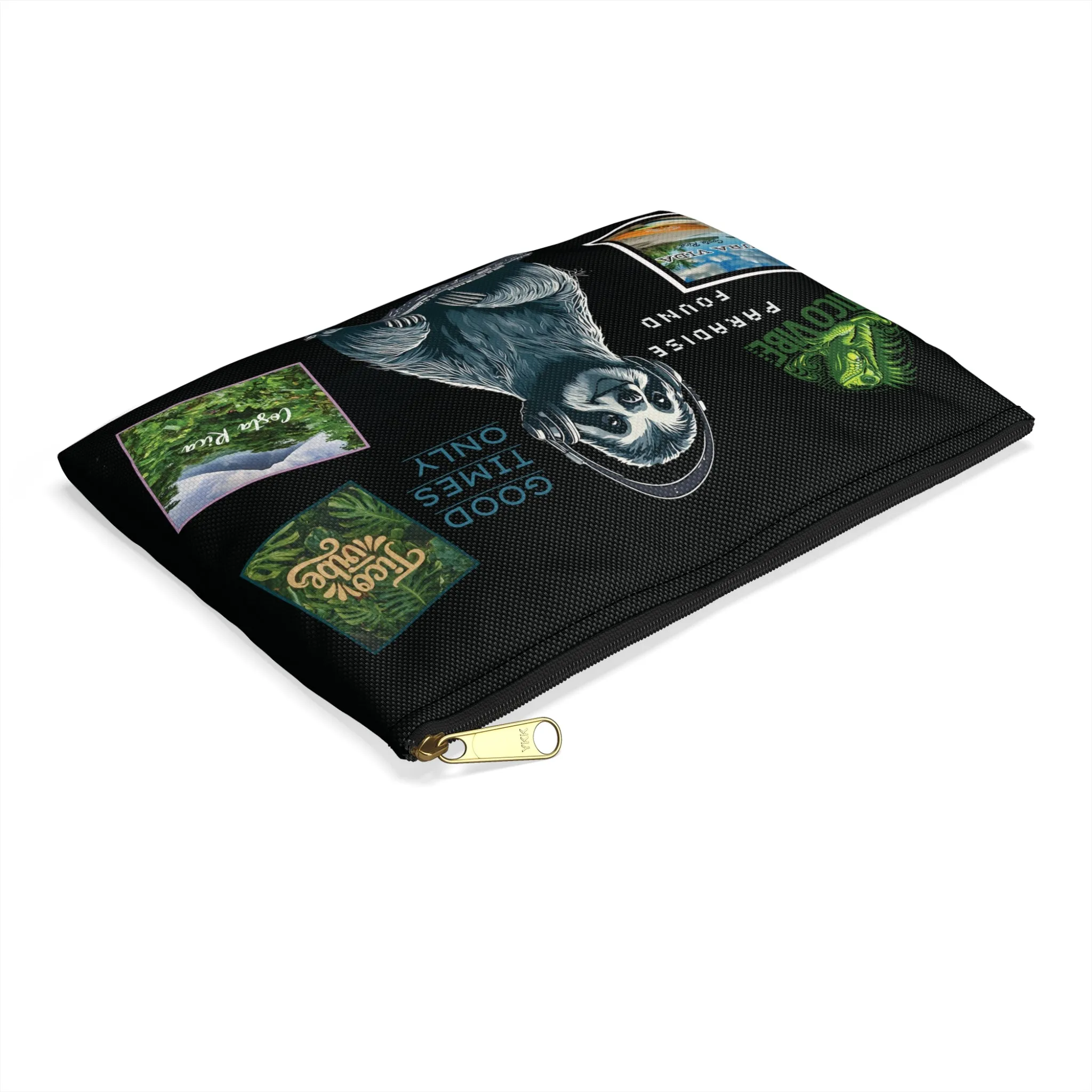 DJ Sloth Accessory Pouch