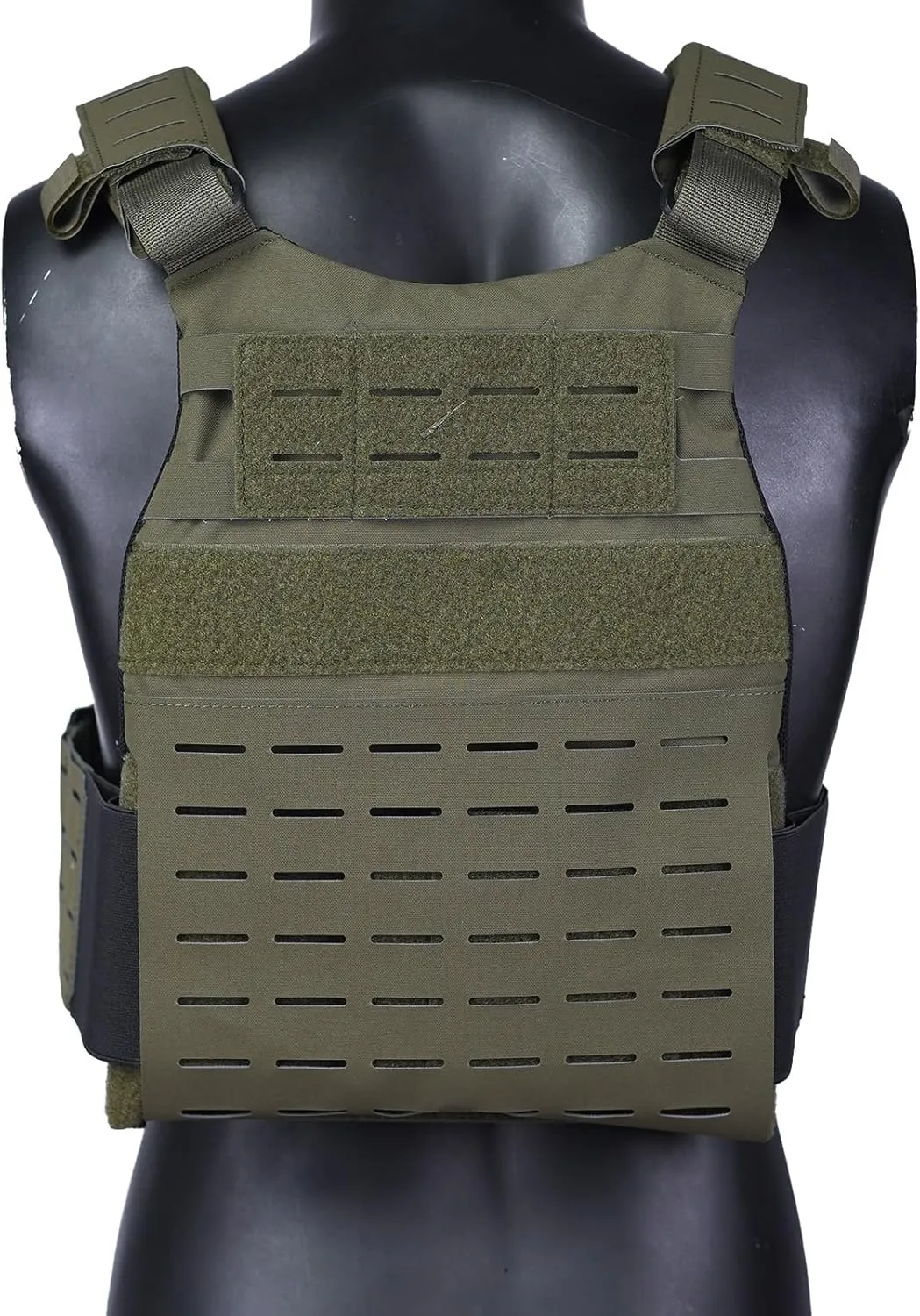 DMGEAR Plate Carrier Tactical Vest - Quick Release 500D Nylon Airsoft Vest, Laser-Cutting Modular Lightweight Vest