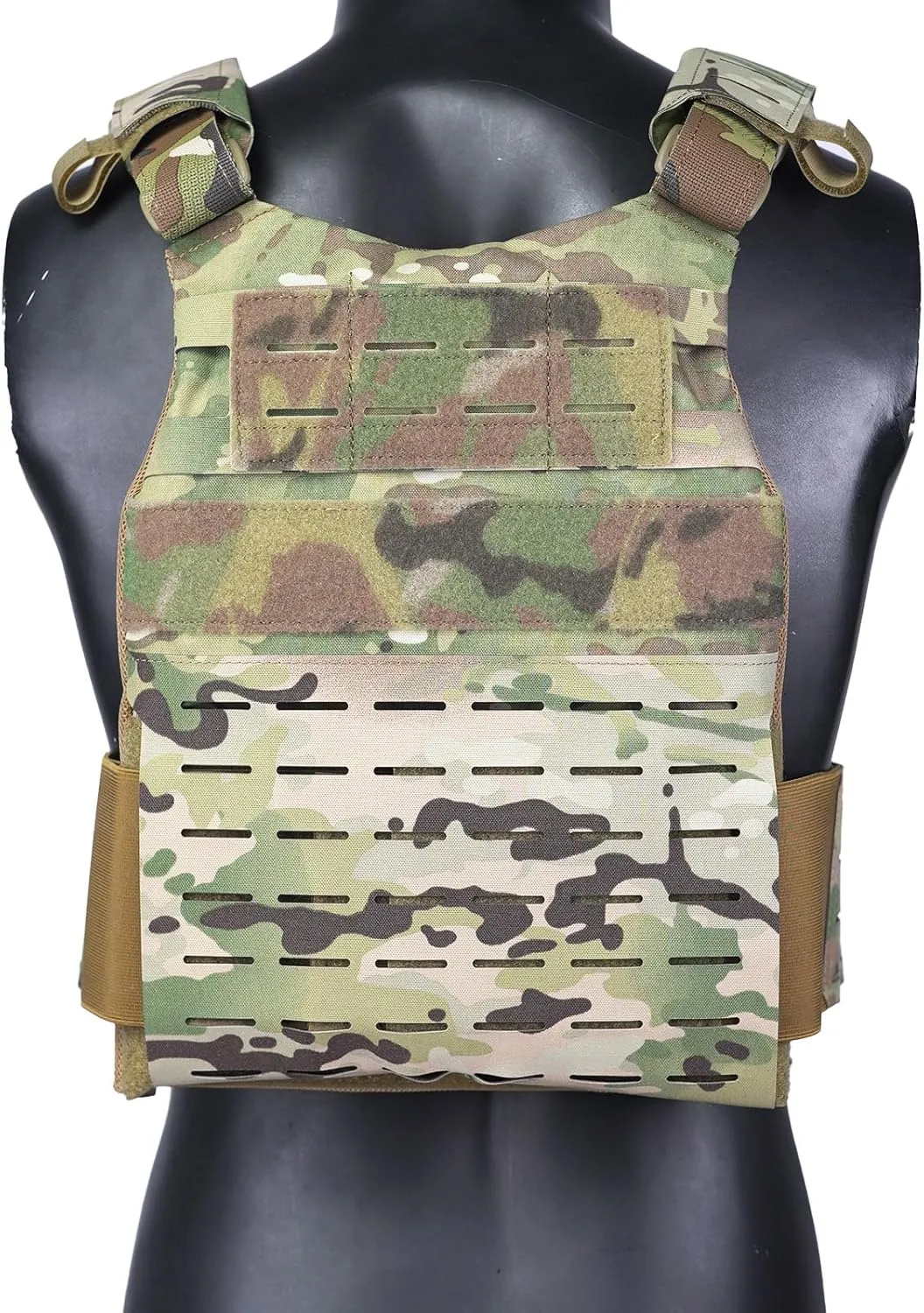 DMGEAR Plate Carrier Tactical Vest - Quick Release 500D Nylon Airsoft Vest, Laser-Cutting Modular Lightweight Vest