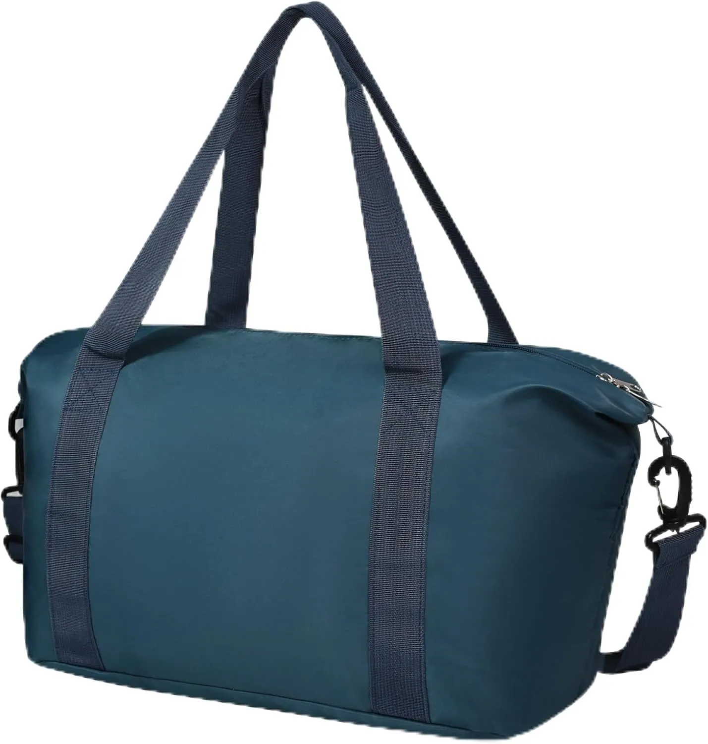 DMLuna Travel Duffel Bag, Tote Sports Gym Bag, Shoulder Overnight Weekender Bag for Women & Men, Hospital bag, Expandable Duffel Bag with Trolley Sleeve/Wet Pocket
