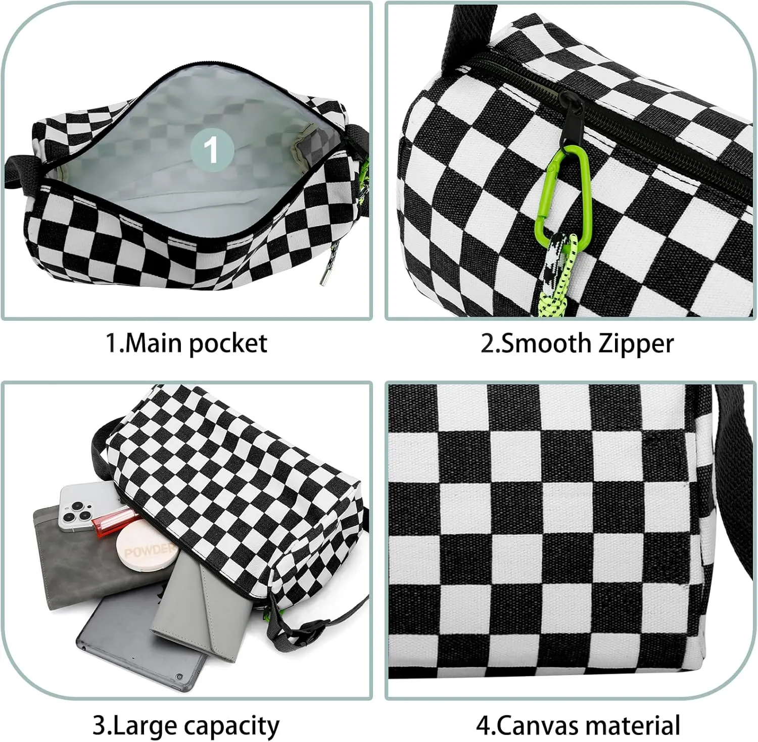 DOB SECHS Crossbody Purse Small Messenger Bags for Women Shoulder Bag…