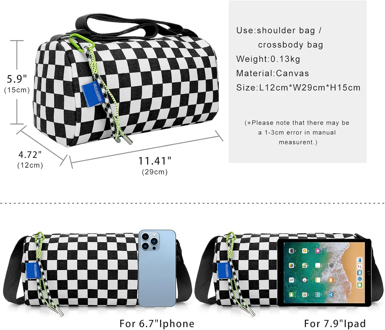 DOB SECHS Crossbody Purse Small Messenger Bags for Women Shoulder Bag…