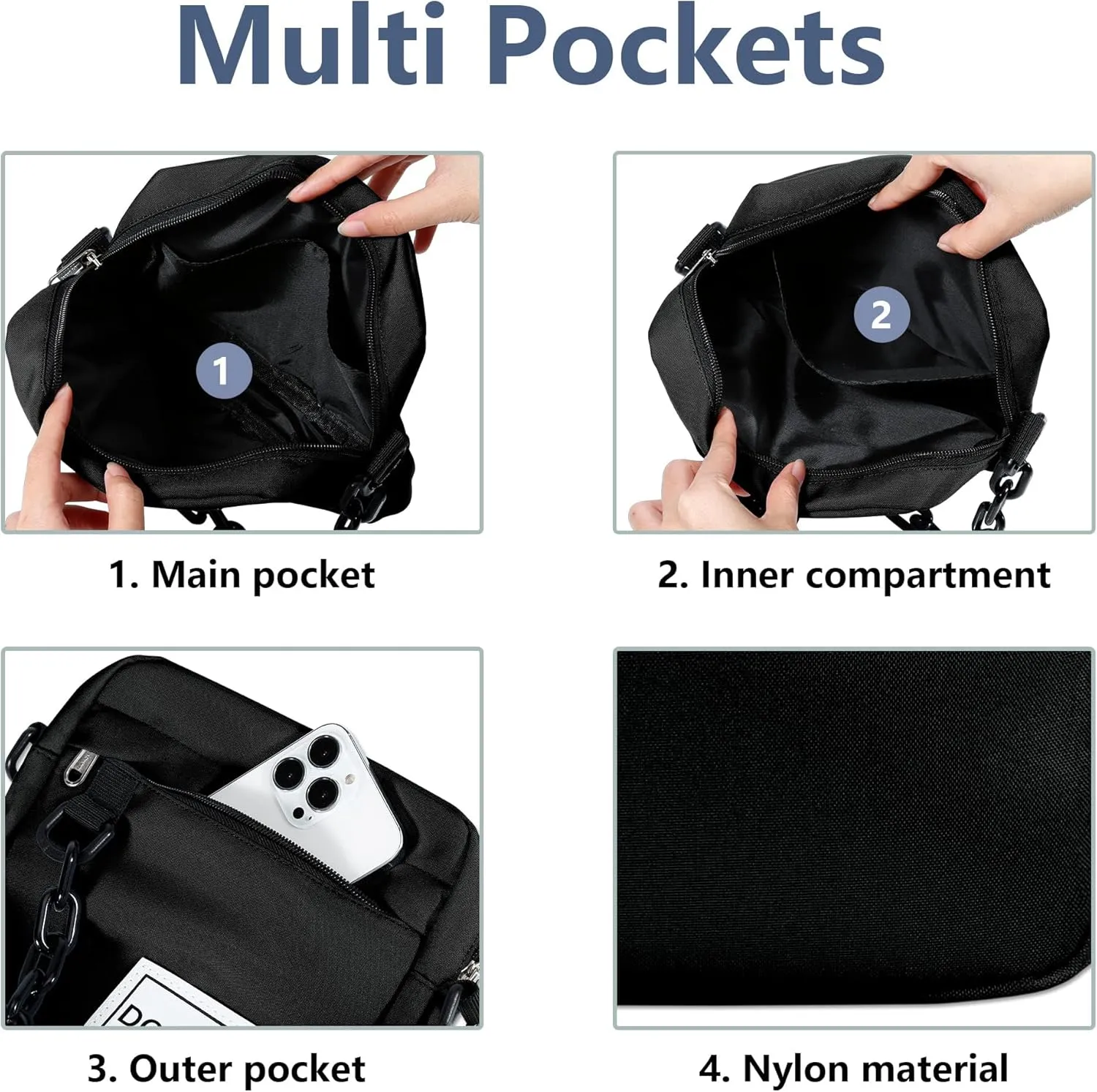 DOB SECHS Crossbody Purse Small Messenger Bags for Women Shoulder Bag…