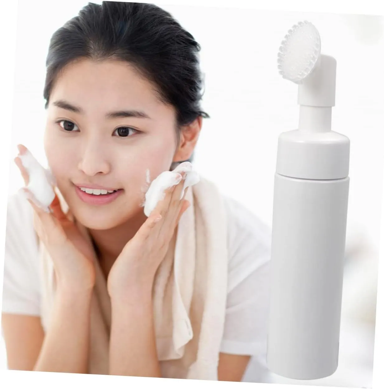 DOITOOL 4 Pcs Liquid Foam Travel Container Lined Paper Cosmetics Bubble Bottle Cosmetic Bottle Mini Lotion