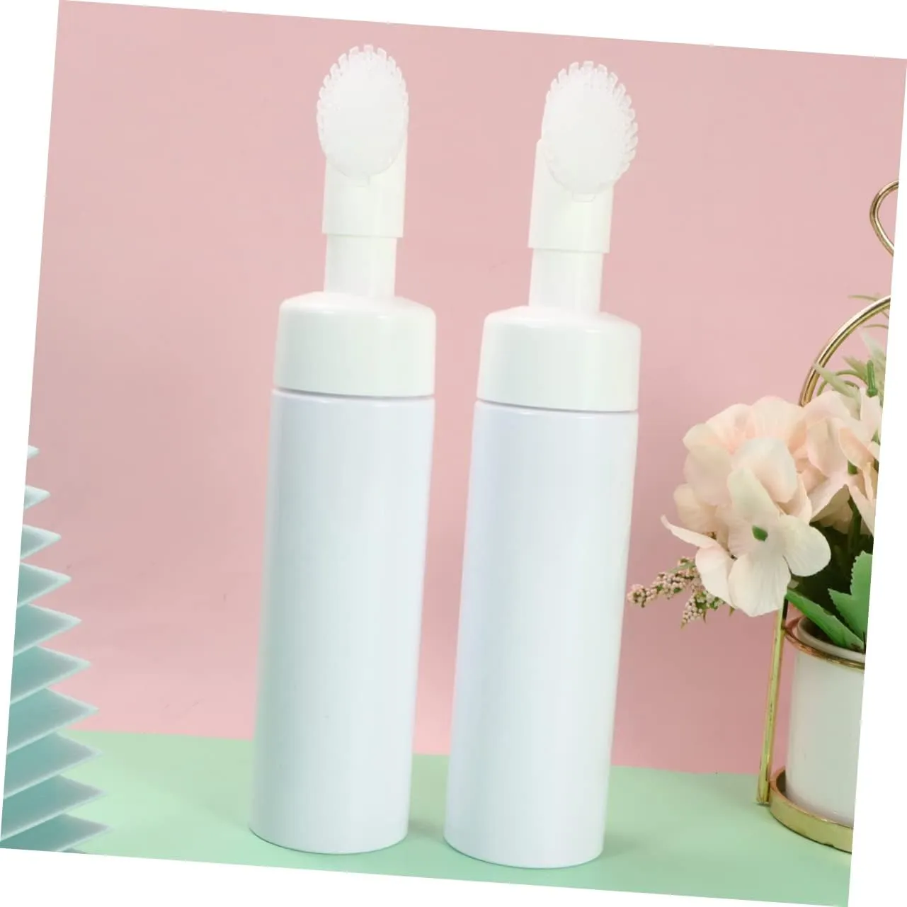 DOITOOL 4 Pcs Liquid Foam Travel Container Lined Paper Cosmetics Bubble Bottle Cosmetic Bottle Mini Lotion