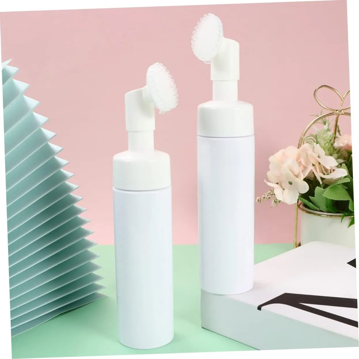 DOITOOL 4 Pcs Liquid Foam Travel Container Lined Paper Cosmetics Bubble Bottle Cosmetic Bottle Mini Lotion