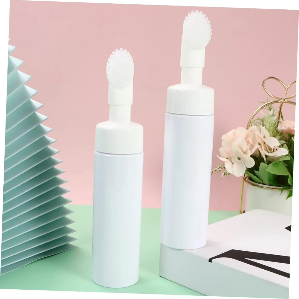 DOITOOL 4 Pcs Liquid Foam Travel Container Lined Paper Cosmetics Bubble Bottle Cosmetic Bottle Mini Lotion