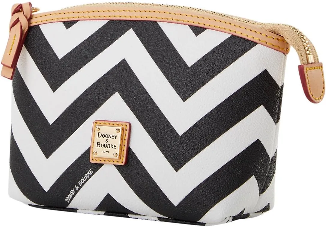 Dooney & Bourke Accessory, Chevron Cosmetic Case - Black