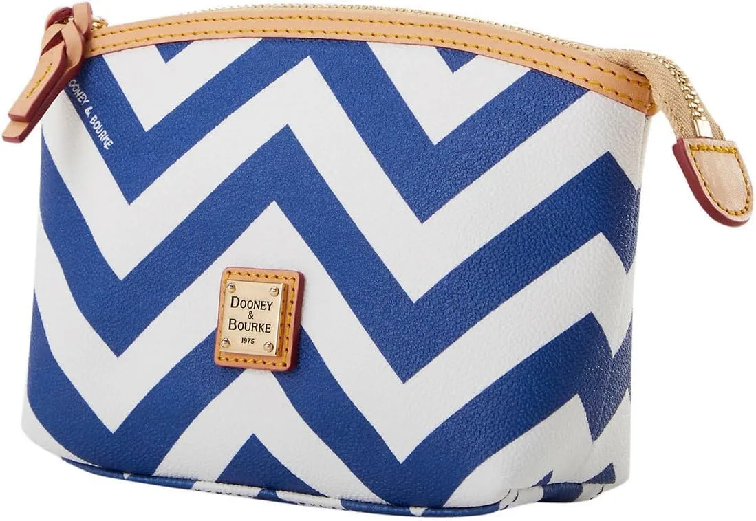 Dooney & Bourke Accessory, Chevron Cosmetic Case - Blue