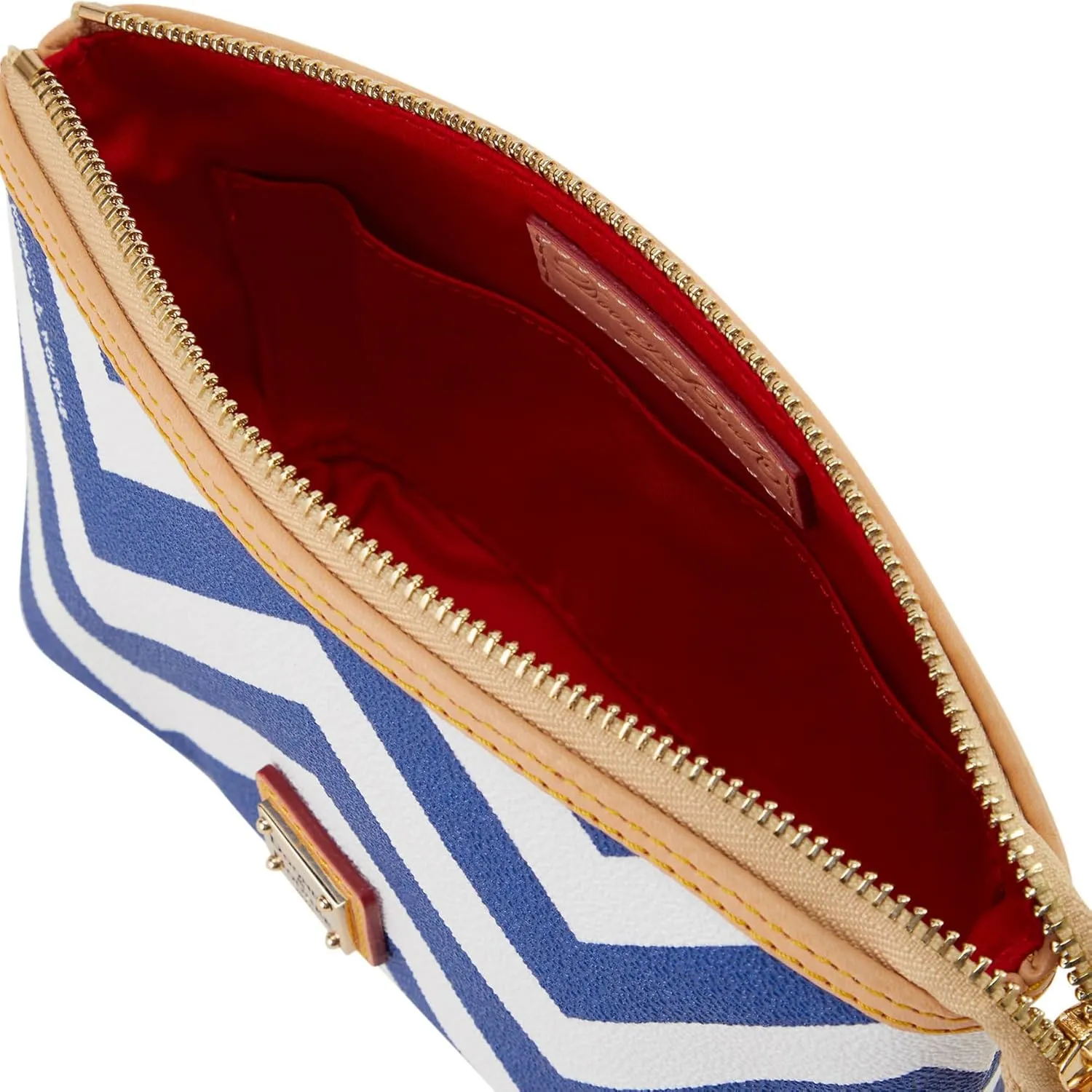 Dooney & Bourke Accessory, Chevron Cosmetic Case - Blue