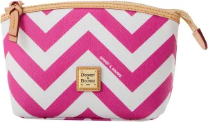 Dooney & Bourke Accessory, Chevron Cosmetic Case - Pink