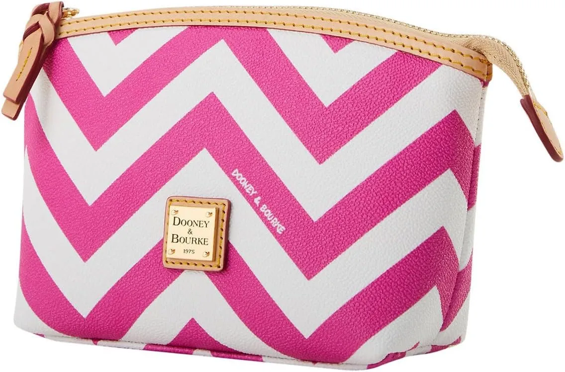 Dooney & Bourke Accessory, Chevron Cosmetic Case - Pink