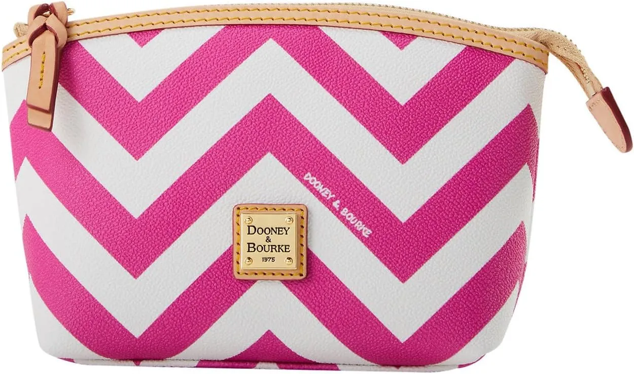 Dooney & Bourke Accessory, Chevron Cosmetic Case - Pink
