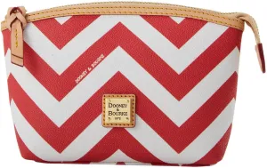Dooney & Bourke Accessory, Chevron Cosmetic Case - Red