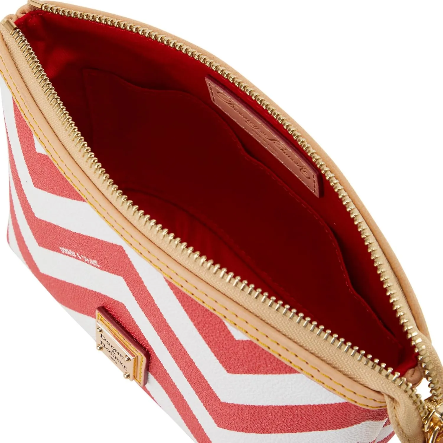 Dooney & Bourke Accessory, Chevron Cosmetic Case - Red