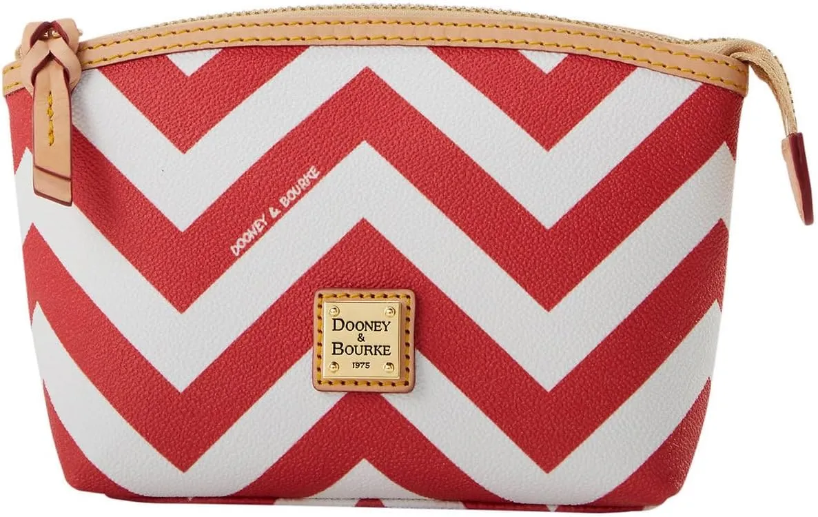Dooney & Bourke Accessory, Chevron Cosmetic Case - Red