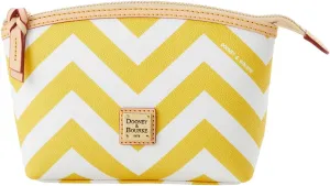 Dooney & Bourke Accessory, Chevron Cosmetic Case - Yellow