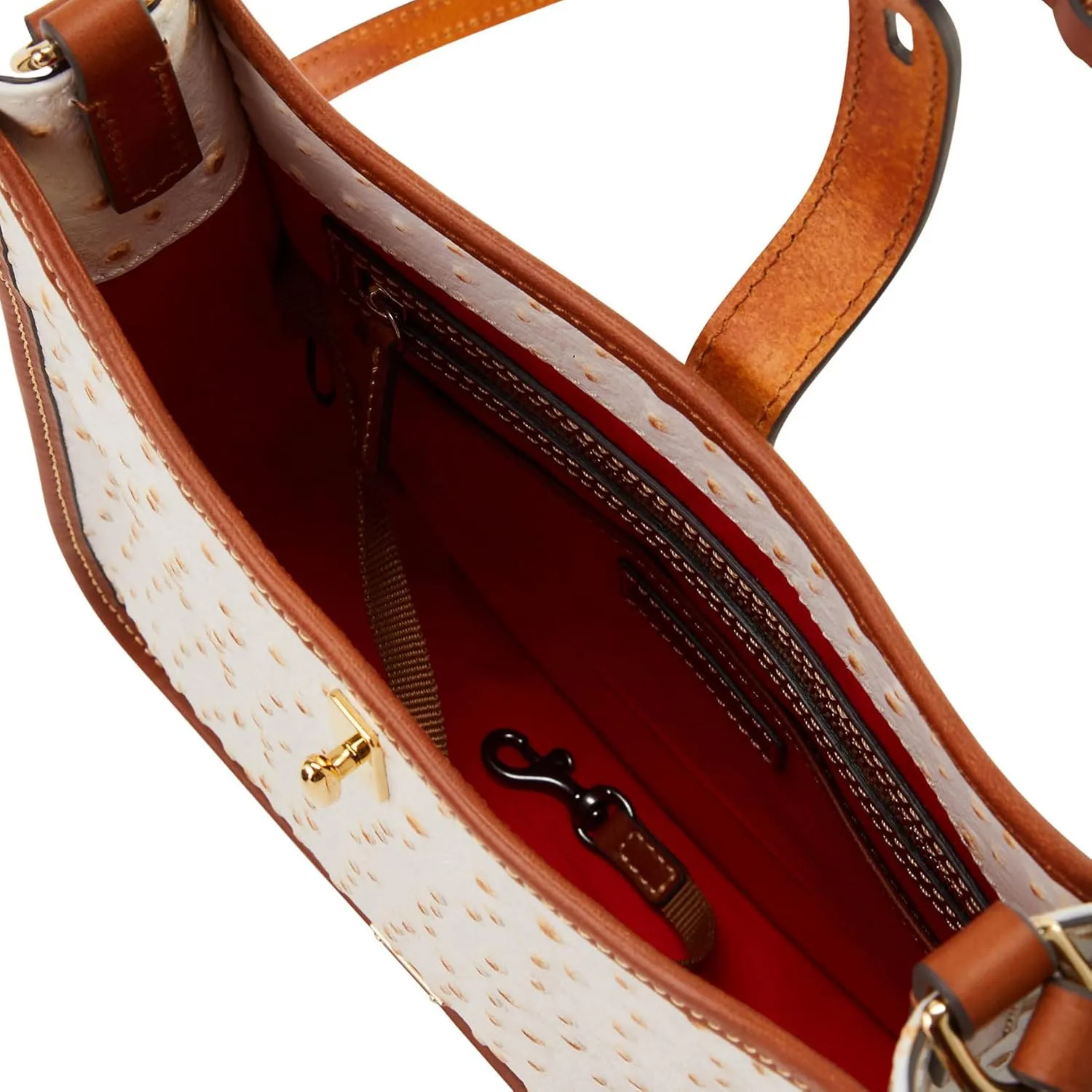 Dooney & Bourke Handbag, Ostrich Messenger Crossbody