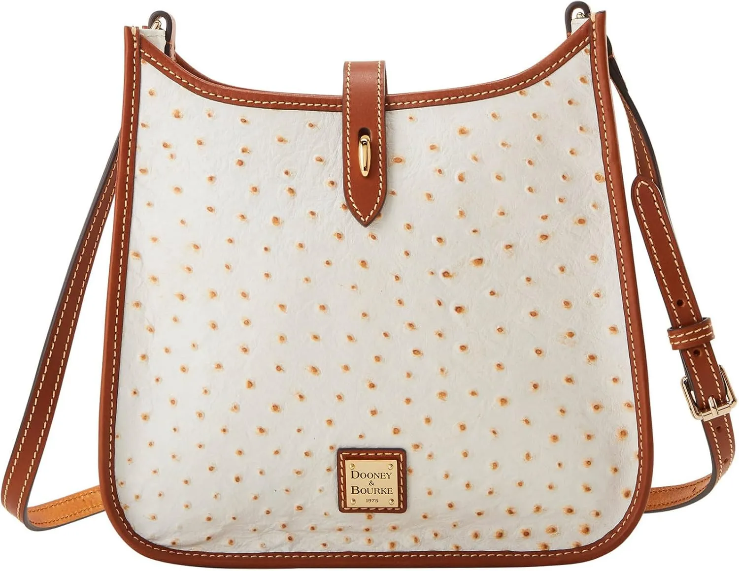 Dooney & Bourke Handbag, Ostrich Messenger Crossbody