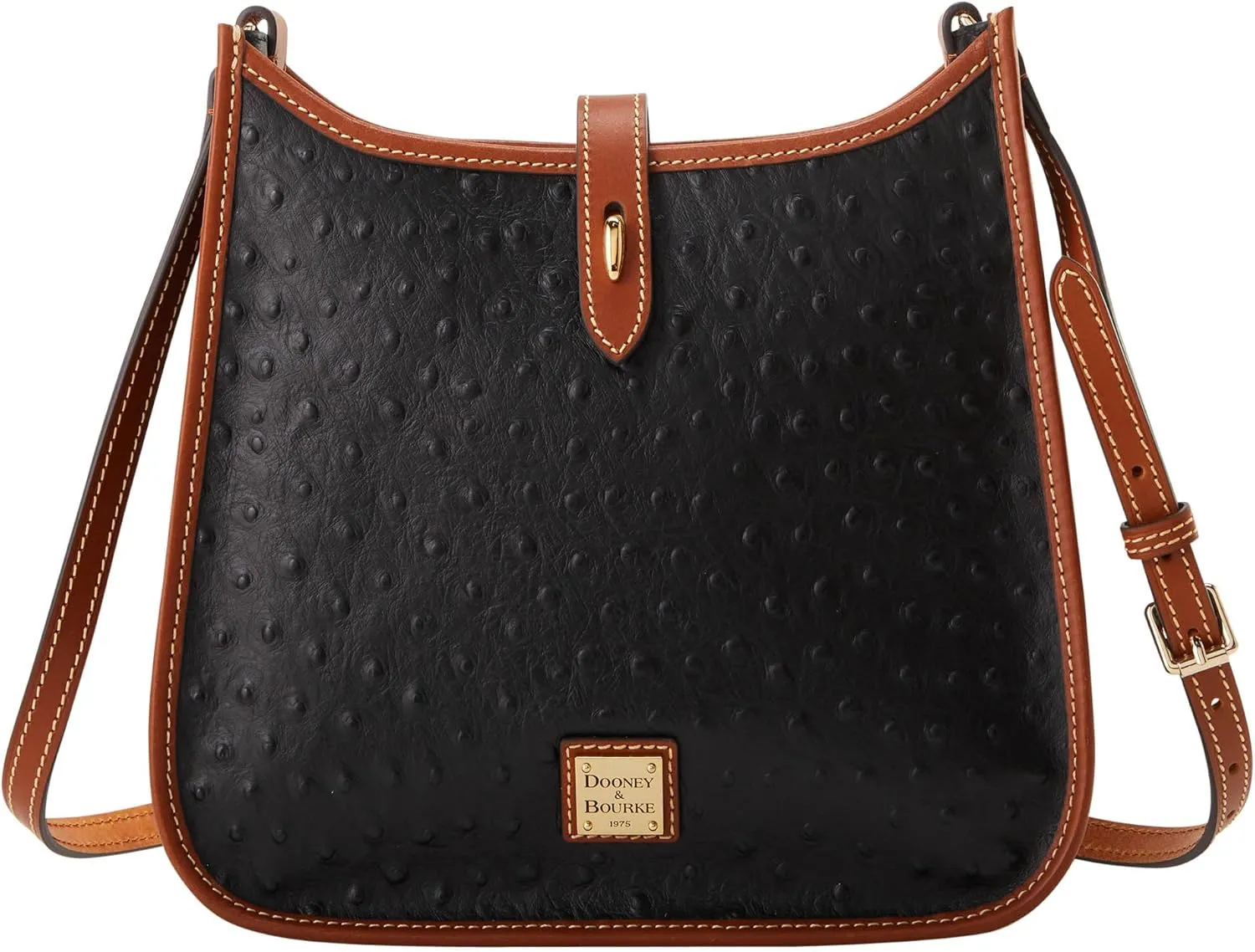 Dooney & Bourke Handbag, Ostrich Messenger Crossbody