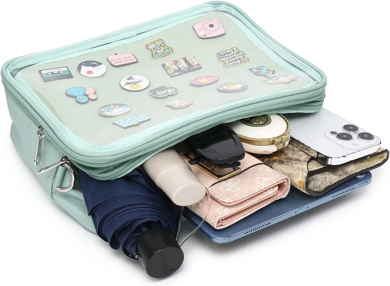 Dopamine Color Ita Bag Backpack Satchel Oxford Crossbody Messenger Shoulder Bag
