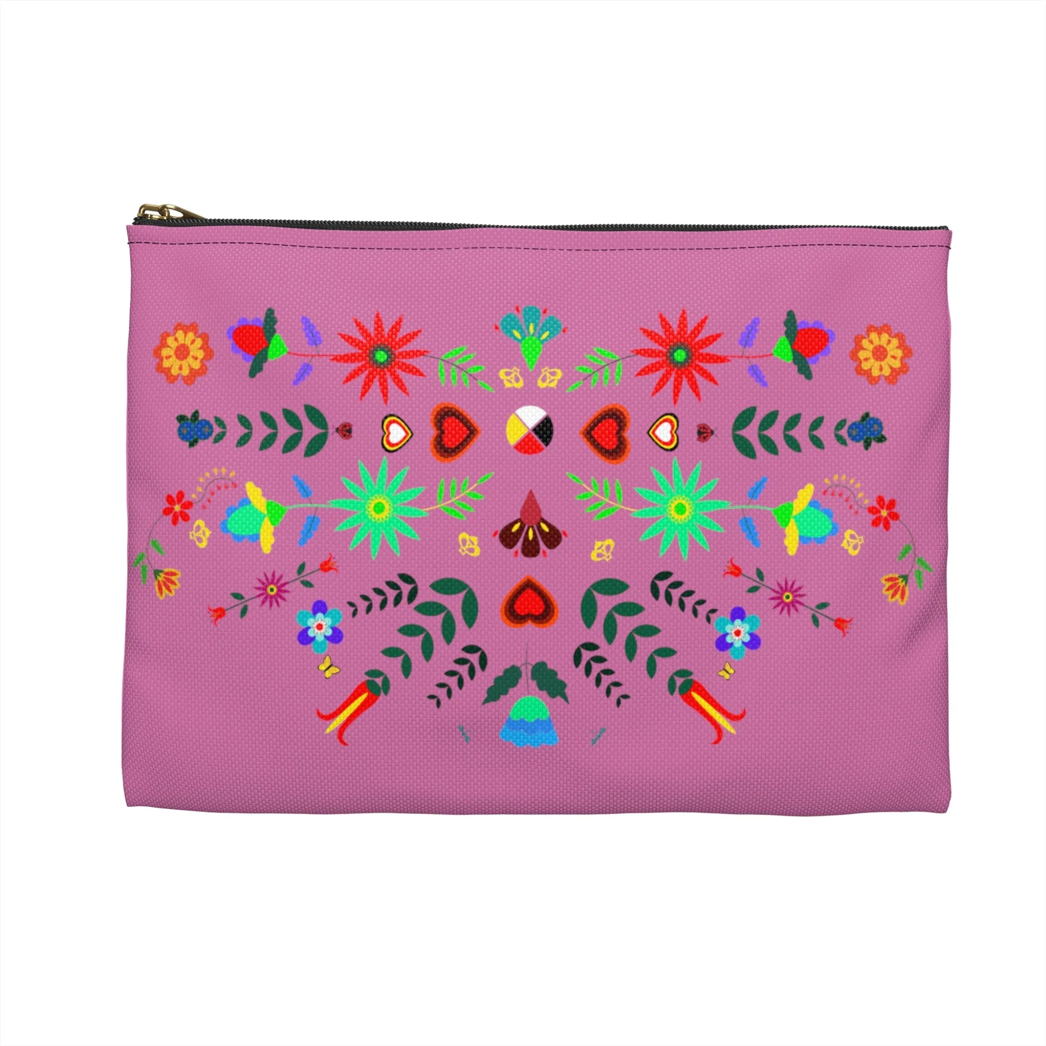 Double Sided Native Print Accessory Pouch