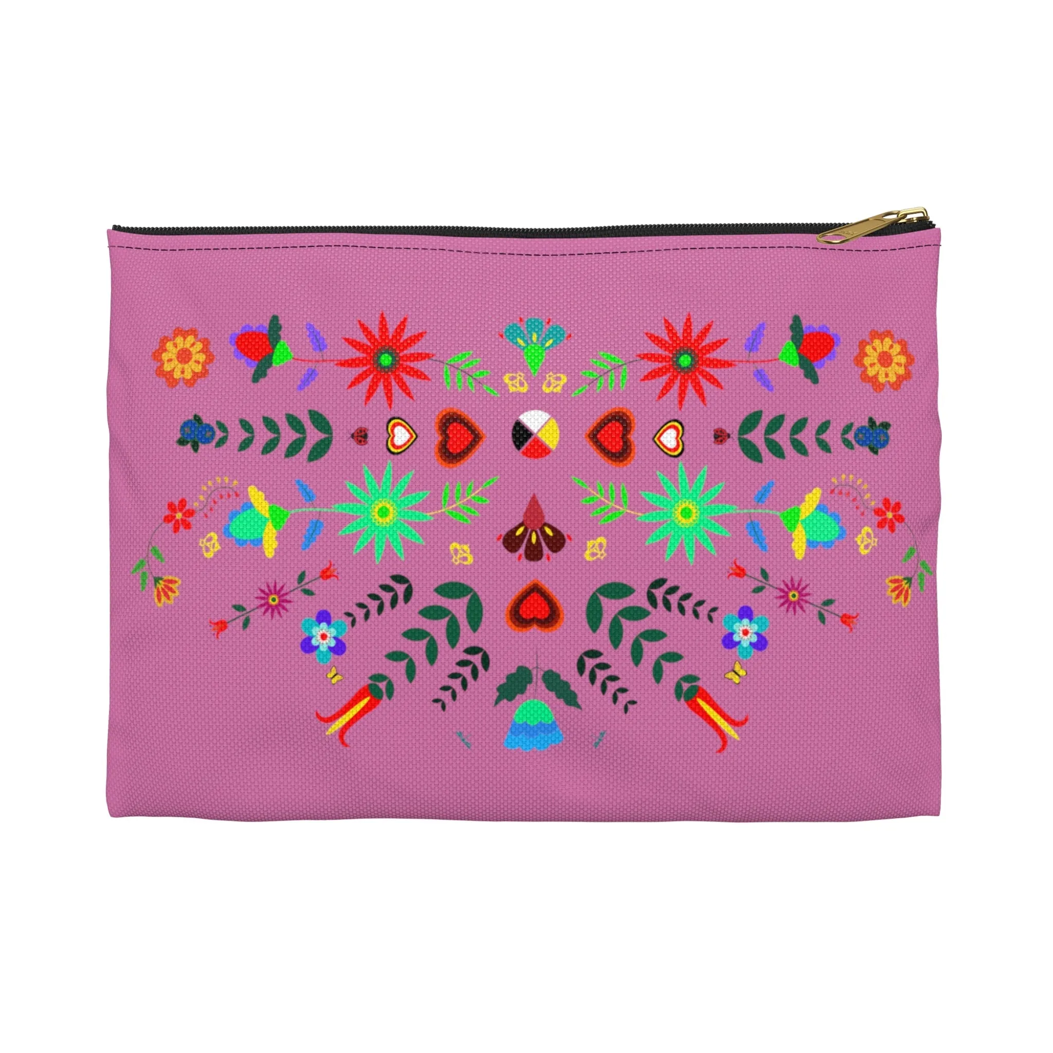 Double Sided Native Print Accessory Pouch