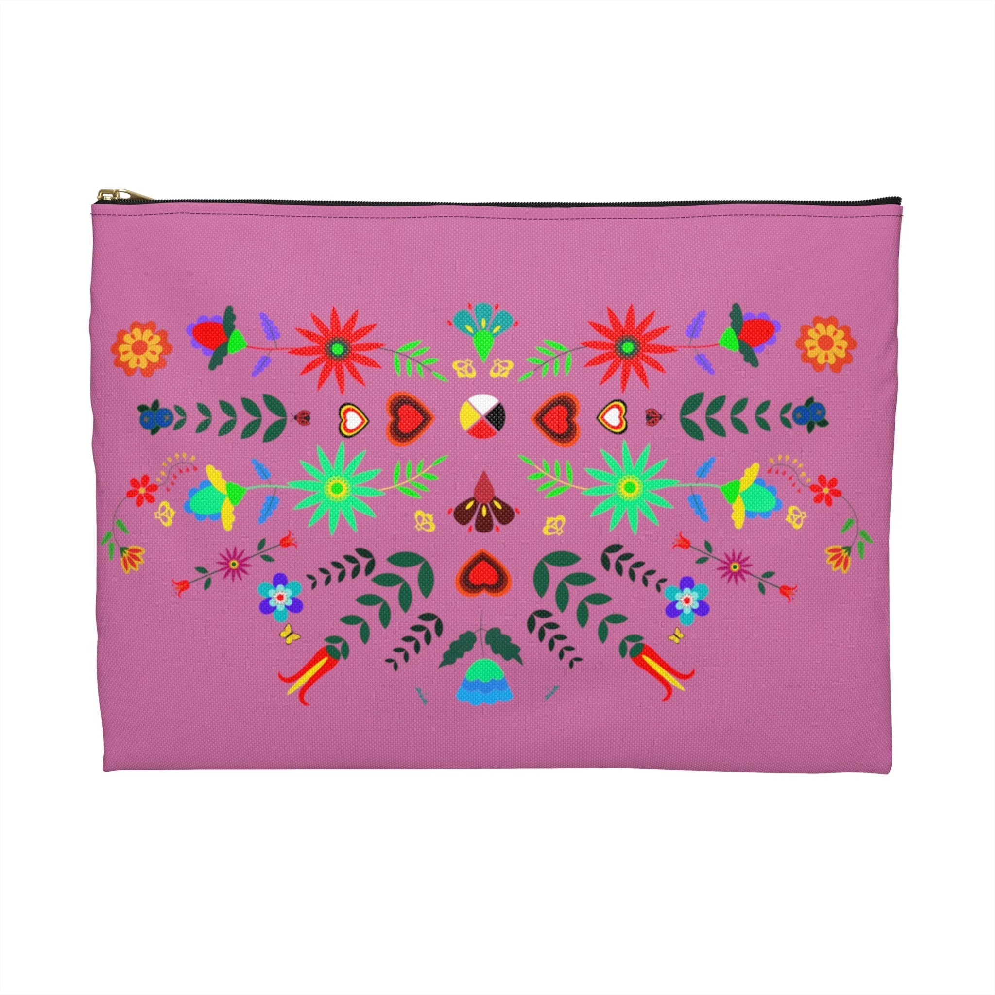 Double Sided Native Print Accessory Pouch