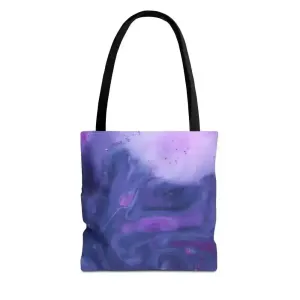 Dreamy Purple Haze Beach Tote for Stylish Shoppers