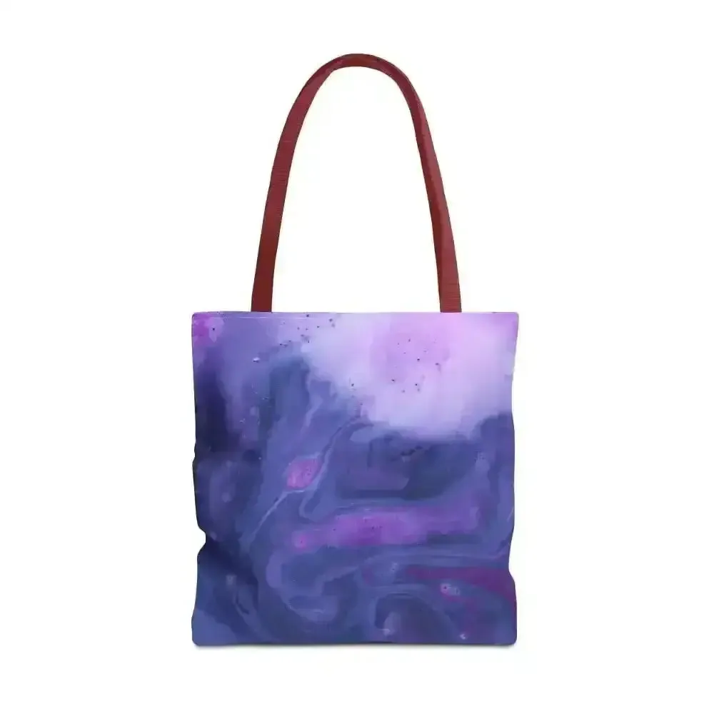 Dreamy Purple Haze Beach Tote for Stylish Shoppers