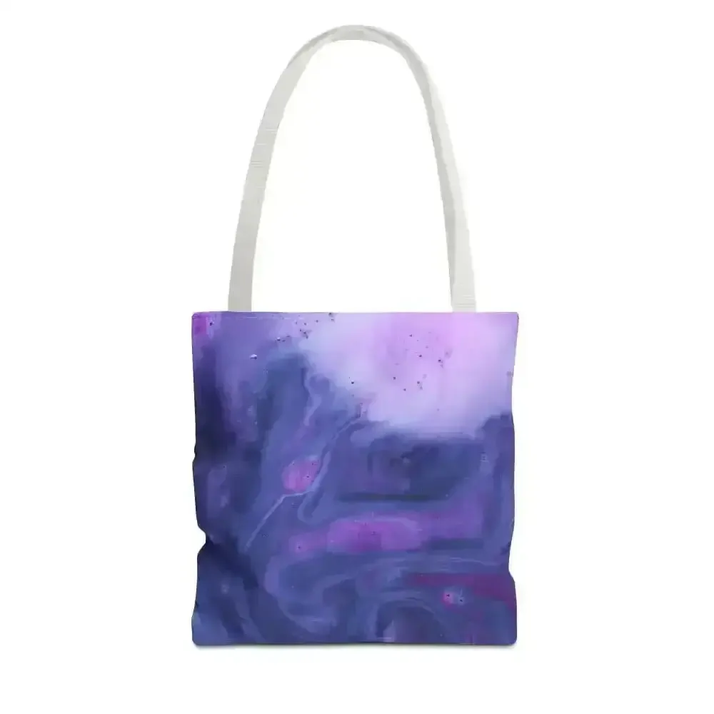 Dreamy Purple Haze Beach Tote for Stylish Shoppers