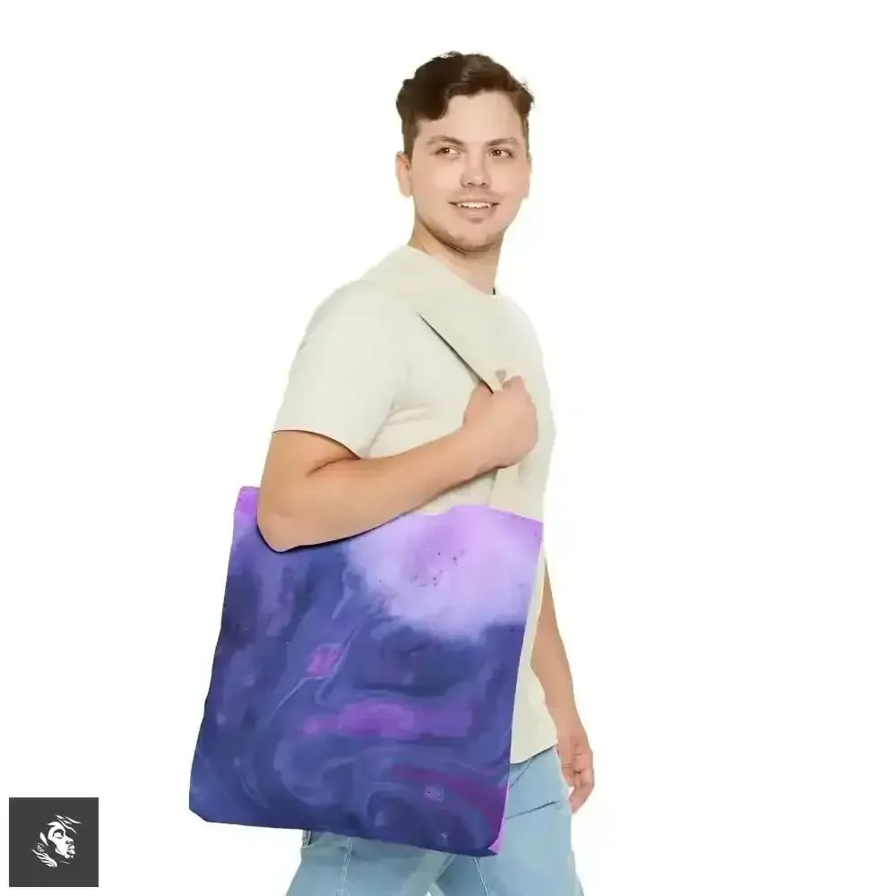 Dreamy Purple Haze Beach Tote for Stylish Shoppers