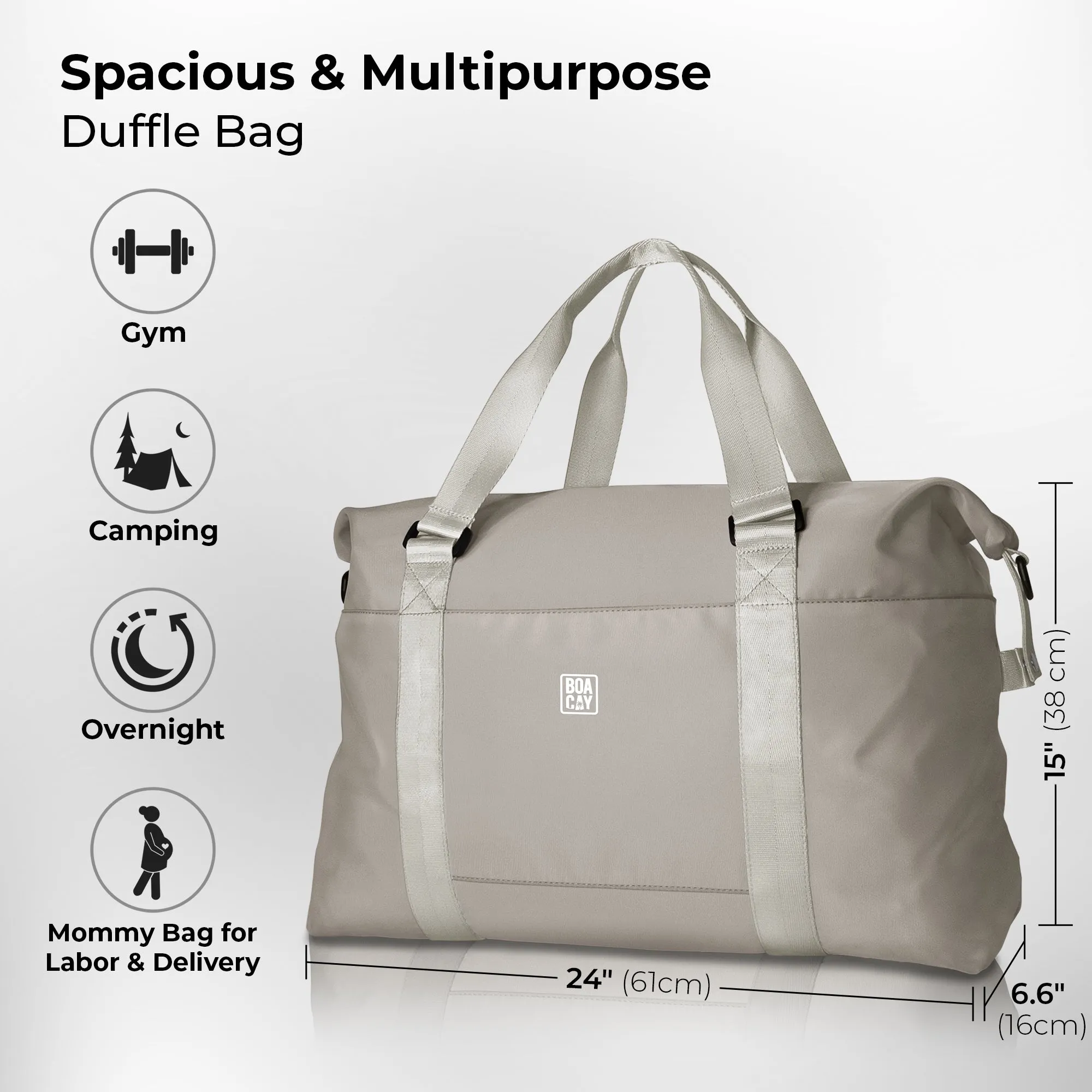Duffle & Weekender Bag - Off White