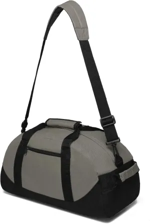 Duffle Bag, MISSMOON 18” Overnight Weekender Travel Sport Carry On Gym Bag Adjustable Shoulder Strap For Women Or Men GREY