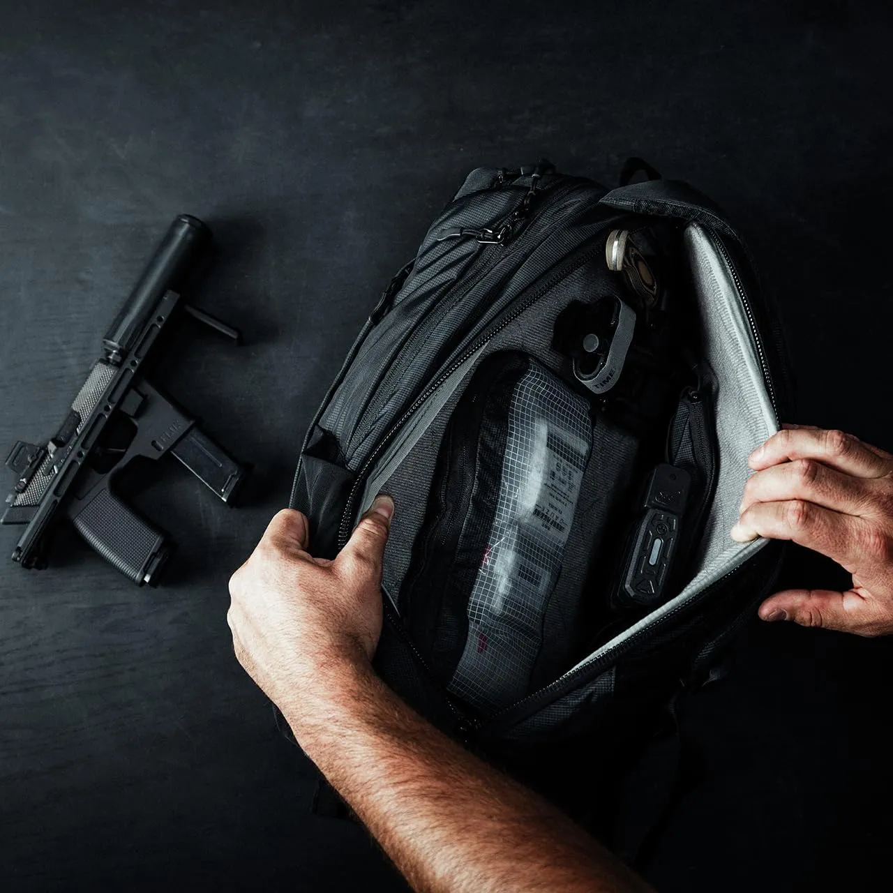 Eberlestock Fade Transport - EDC Backpack for Everday Carry - Fully Customizable System - 18" Tall and 18L of Volume - Olive