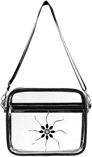 Egg Sperm Reproduction Clear Crossbody Bags Shoulder Bag Messenger Purse for Stadium Concerts Sports Events