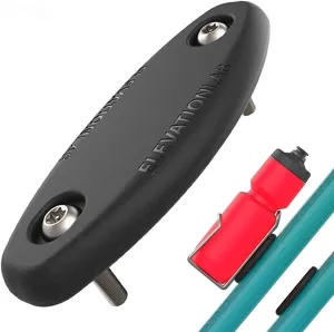Elevation Lab TagVault™ AirTag Bike Security Mount - The Waterproof AirTag Bike Holder | Hidden Under Bottle Cage or Alone | Security Screws with Driver