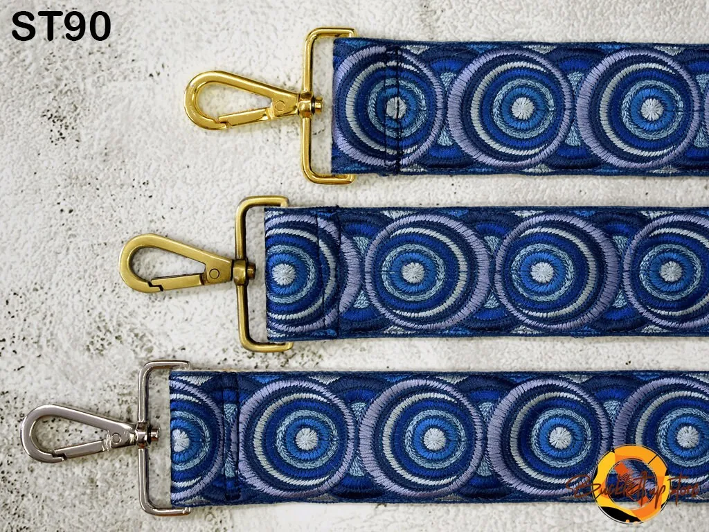 Embroidered Purse Strap Crossbody Strap for Purses Boho Bags Strap Embroidery Replacement Strap Boho Guitar Strap Handbag Strap gift for mom