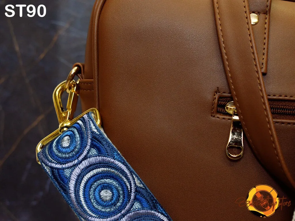 Embroidered Purse Strap Crossbody Strap for Purses Boho Bags Strap Embroidery Replacement Strap Boho Guitar Strap Handbag Strap gift for mom