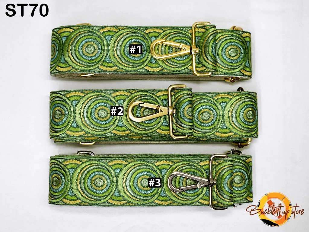 Embroidered Purse Strap Crossbody Strap for Purses Handbag Boho Bag Strap Floral Embroidery Replacement Strap Boho Guitar Strap Gift for her