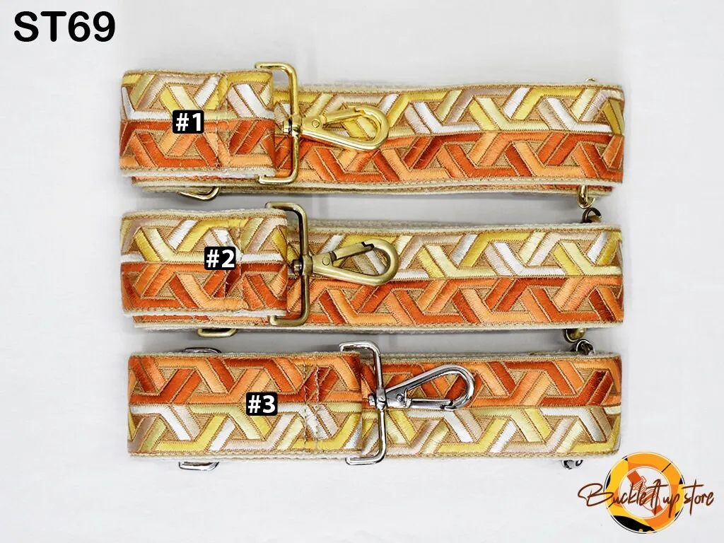 Embroidered Purse Strap Crossbody Strap for Purses Tote Bags Strap Embroidery Replacement Strap Boho Guitar Strap Handbag Strap gift for her