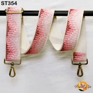 Embroidery Replacement Purse Strap Crossbody Strap for Purses Floral Embroidered Bag Strap Boho Guitar Strap Handbag Strap Gift for Mother