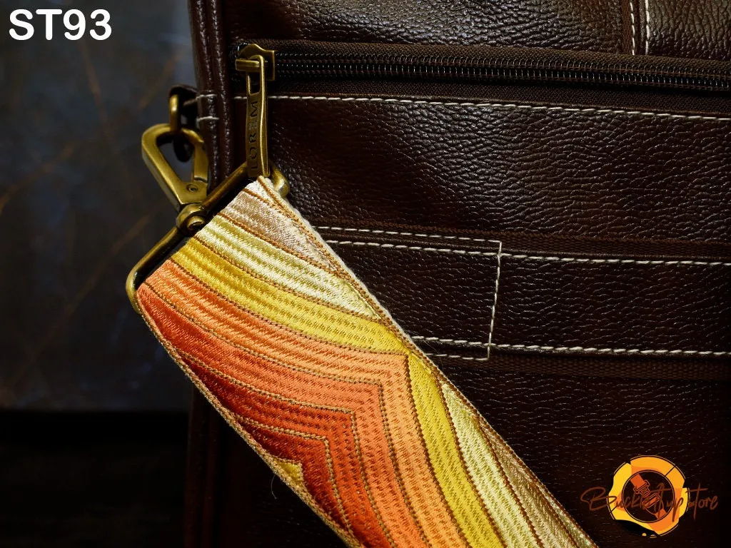 Embroidery Replacement Strap Purse Strap Crossbody Strap for Purses Embroidered Boho Bags Strap Boho Guitar Strap Handbag Strap gift for her