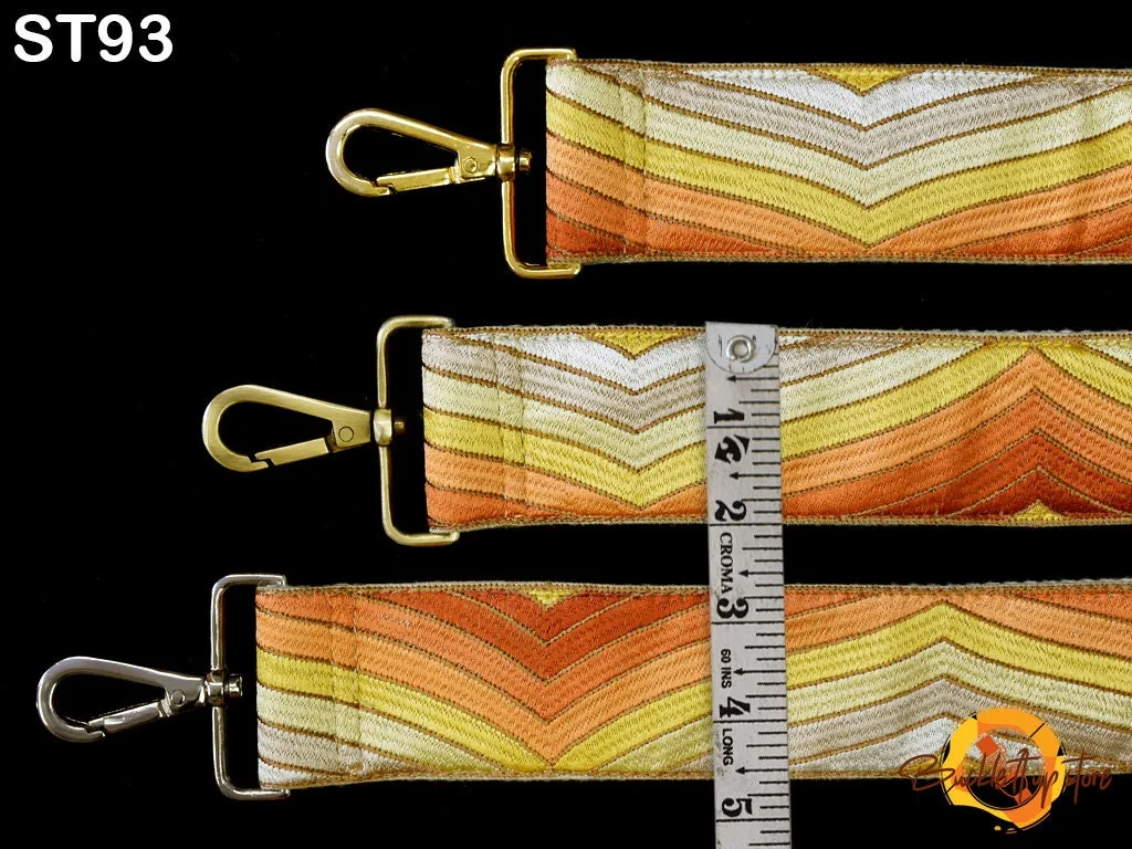 Embroidery Replacement Strap Purse Strap Crossbody Strap for Purses Embroidered Boho Bags Strap Boho Guitar Strap Handbag Strap gift for her